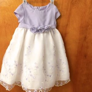 12 months Girl princess embroidery Dress
